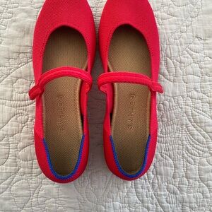 Rothy's Red Square Mary Jane